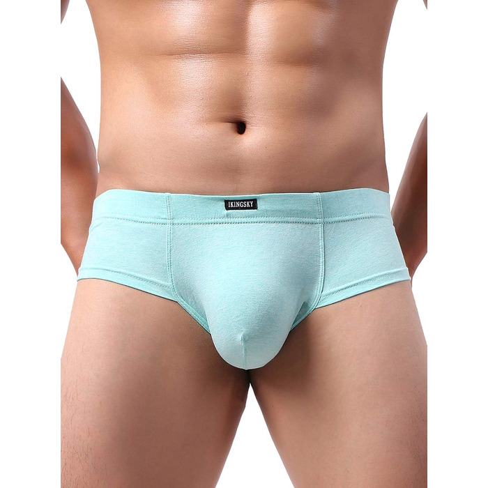 Сліпекси чоловічі iKingsky бавовняні, сексуальні, з витягуванням, підтягуючі талію, для чоловіків XXL, 6 шт. в упаковці
