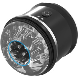 Електричний вібруючий мастурбатор для чоловіків з 10 режимами вібрації, автоматична чаша, чоловічий мастурбатор, секс-іграшка (чорний)