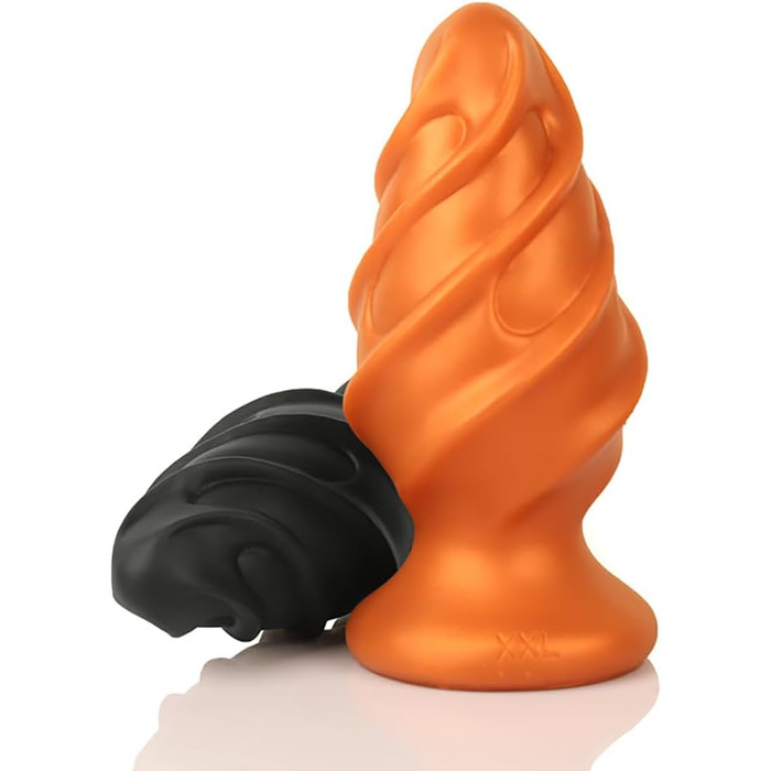 Анальний масажер Jomyu з чашею для смугастих стимуляцій - силікон, з ниткою, для чоловіків та жінок