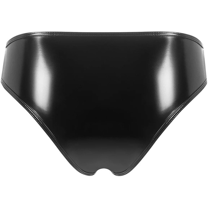 Сексуальна жіноча білизна GRRKDFQ: труси-сліпи з блискавкою (чорний, XL)