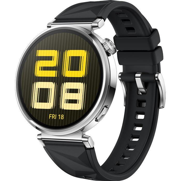Смарт-годинник Huawei Watch GT5 41mm Black: спортивний годинник з ЕКГ, GPS, моніторингом здоров'я та Bluetooth-дзвінками, до 14 днів автономності, для iOS та Android