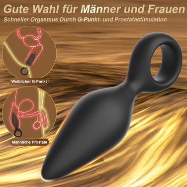 Анальний плагін набір 3 шт. для жінок та чоловіків, силіконовий, для початківців та досвідчених, секс-іграшка