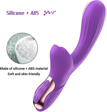 Вібратор для жінок Sexspielzeug: 10 режимів, тихий, кролик, рожевий