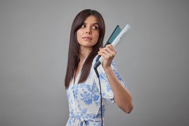 Випрямляч для волосся Remington Shine Therapy S8550 з керамічним покриттям, аргановою олією та вітаміном E, LCD-дисплей, 150-230°C