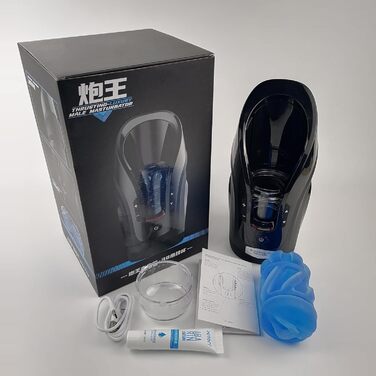 Електричний секс-іграшка для чоловіків з 5 швидкостей та 3D реалістичною вагіною, аудіо-інтеракція, телескопічний дизайн