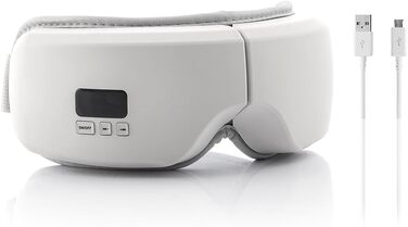 Масажер для очей InnovaGoods EyeSky 4-в-1 з повітряним компресією, для зняття втоми та покращення кровообігу, компактний