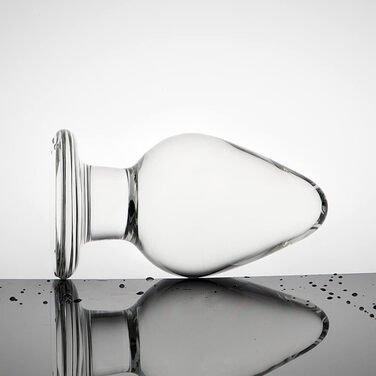 Анальний розширювач зі скляним конусом Kristall (6 см) для жінок та чоловіків