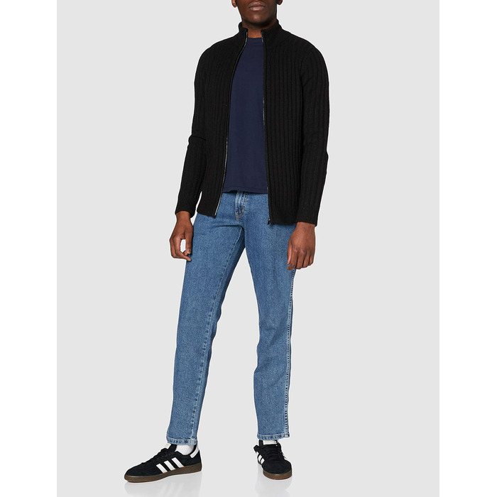 Чоловічі джинси Wrangler Regular Fit Regular - середня посадка, чорні, Stonewash (W44 L30)