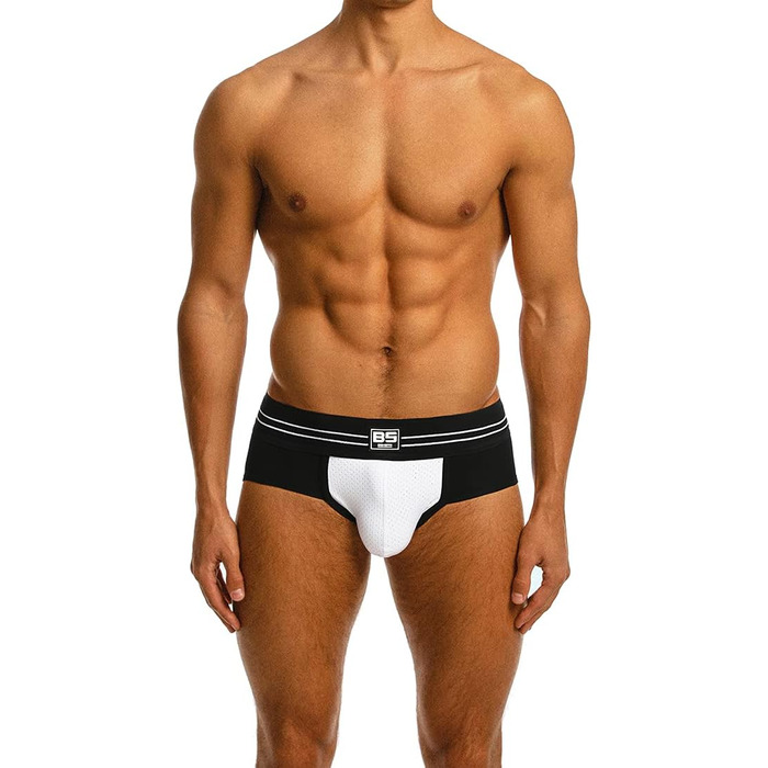 Чоловіча білизна BSHETR, труси для чоловіків, 3/5 шт. у пакунку, сітчаста тканина, низька талія, багато кольорів, м'які труси з відведенням вологи, контрастний колір, труси з низькою талією (XXL, R023)