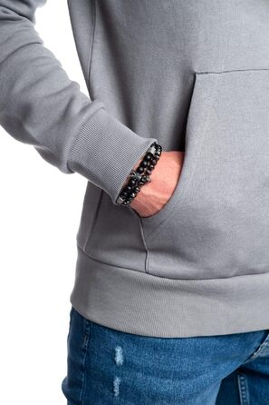 Чоловічий худі Jack & Jones з логотипом, колір Sedona Sage, модель Mika