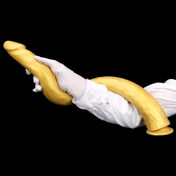 Анальний дildo з силікону 'Realistischer Lange Riesen' для масажу простати та стимуляції G-точки. Підходить для чоловіків та жінок.