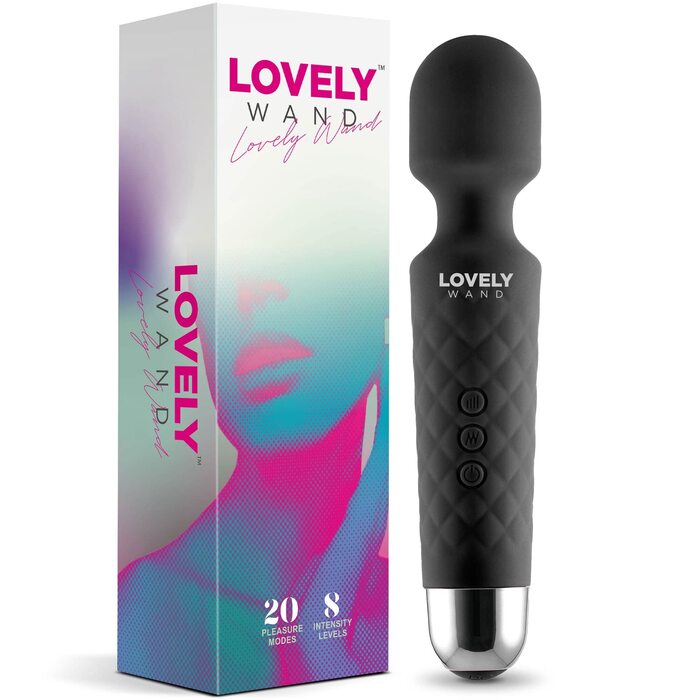 Вібратор для жінок Lovely Wand - бездротовий, водонепроникний, 20 режимів вібрації, акумуляторний