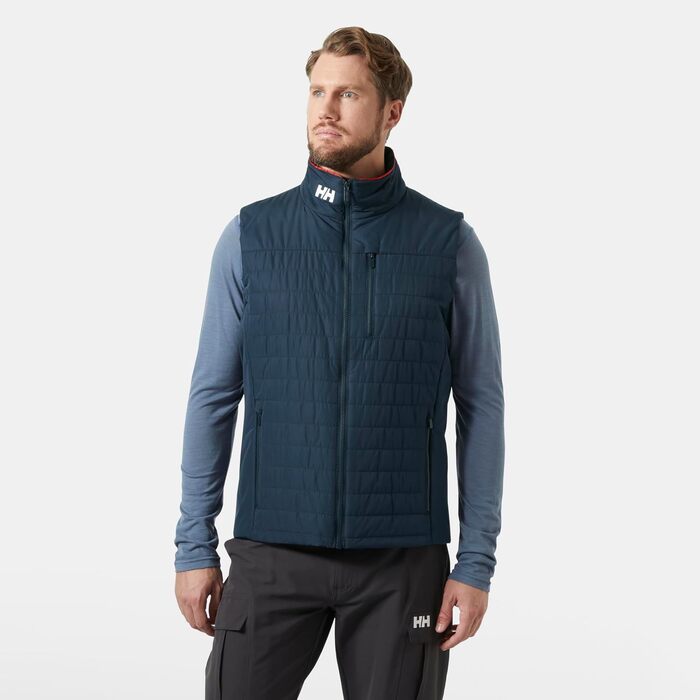 Чоловічий утеплений жилет Helly Hansen Crew Insulator Vest 2.0, темно-синій, розмір S