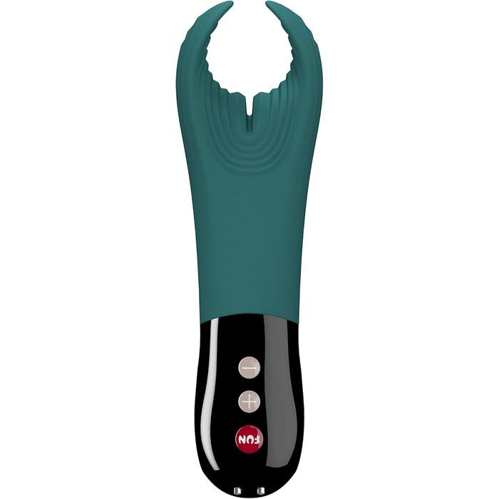 Вібратор для чоловіків FUN FACTORY Manta (Туркіс) – тихий та гнучкий секс-іграшка, мастурбатор, секс-іграшка для пар. Виготовлено з 100% медичного силікону, LOOP-ручка, 18 см (довжина), 3 см (діаметр), колір Deep Sea Blue, 1 шт.