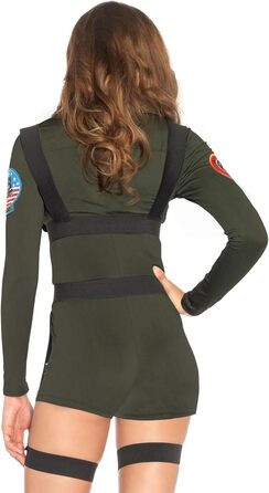 Костюм-комбінезон Leg Avenue Top Gun для жінок, хакі, розмір M