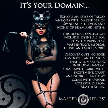 Анальні кульки Master Series Black Baller, багатоколірні, 1 шт.