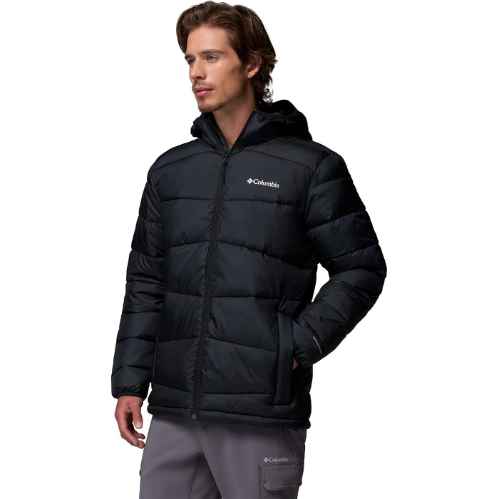 Чоловіча утеплена куртка з капюшоном Columbia Fivemile Butte™ II Puffer Jacket, чорна, розмір M