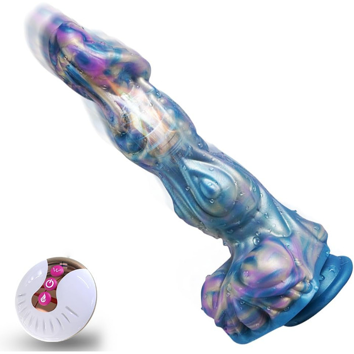 Анальний вібратор Jpscor Monster з нагріванням, 10 режимів вібрації та стимуляції G-точки та простати