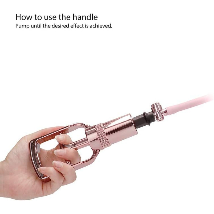 Вагінальна помпочка Rose Gold SHOTS Toys - для інтимних задоволень