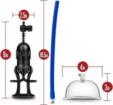 Набір для стимуляції клітора та вагіни Jinqian - вакуумний насос для жінок, преміум якість, SM-іграшки для пар
