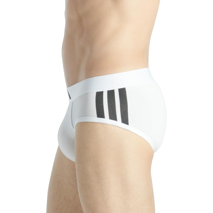 Труси чоловічі Adidas Basic 4 шт. (Білий / Чорний, M)