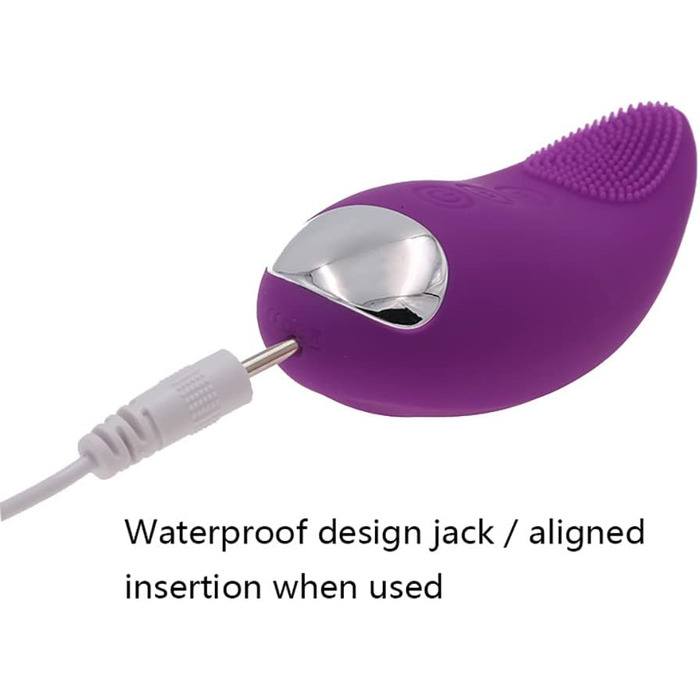 Вібратор для чоловічих статевих органів Lmgoc, сталевий, водонепроникний, з 10 рівнями частоти, масажер простати, секс-іграшка для чоловіків (фіолетовий)