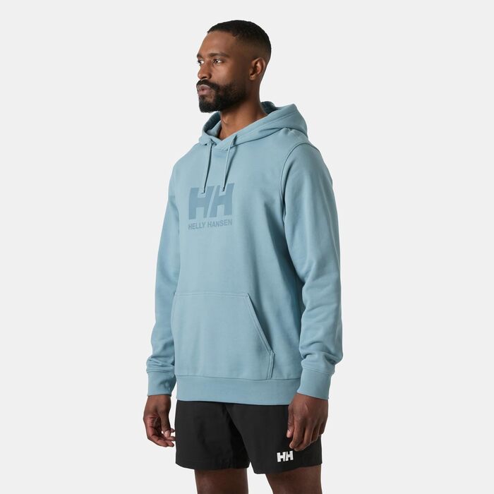Чоловічий худі Helly Hansen HH Logo з капюроном, розмір XL, колір Windy Blue