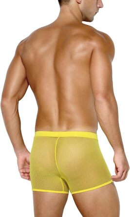 Боксерки чоловічі Caey Kevin Herren, прозорі, низька талія, 3XL, A9-жовтий