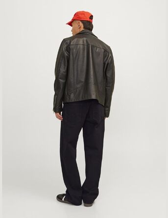 Чоловічі широкі джинси Jack & Jones JJIALEX Baggy Fit, чорний денім (32W / 36L)
