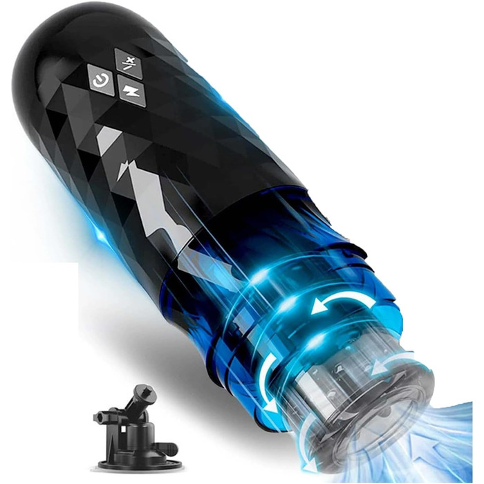 Автоматичний чоловічий мастурбатор ChicLSQ - секс-іграшка для чоловіків, 7 режимів, бездротова, з віконцем та присоскою