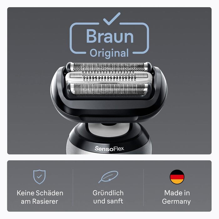Запасна бритва-головка Braun Scherkopf 54B для електробритв Series 6 (S5), чорна, оригінальна запчастина