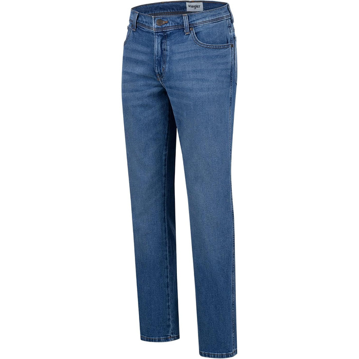 Чоловічі джинси Wrangler Texas Regular Fit Stretch — класичні прямі штани з деніму, колір Sweet Talker (42W / 32L)