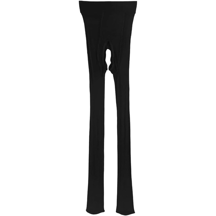 Чоловічі шкарпетки-колготки, сексуальна білизна, колготки з закритими пальцями та відкритим кроком, білий універсальний розмір