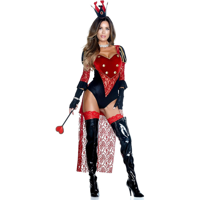 Костюм для дорослих Forplay Royal Treatment Sexy Storybook, L-XL, Червоний