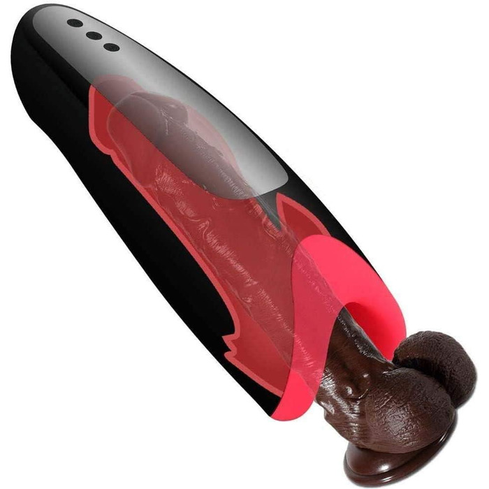 Вібратор для чоловіків з підігрівом та функцією Jet, 15 режимів, вологостійкий. Масажер для інтимного використання.