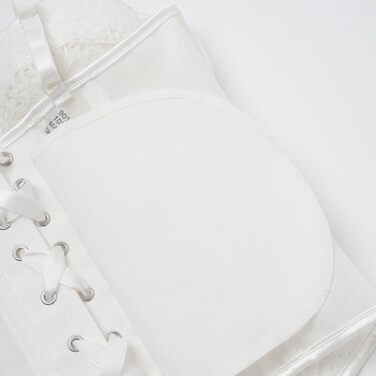 Топ-корсет жіночий у стилі Ренесанс з сітчастими вставками для вечірніх образів, побачень, осінньої моди, милий кроп-топ для вечірки, клубу, танк з корсетним шнуруванням (#11-weiß, XS)