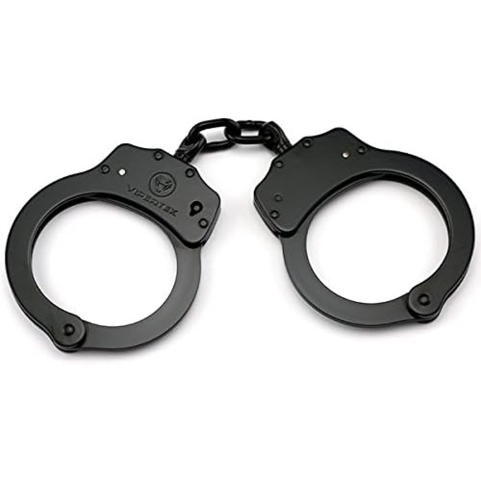 Надійні наручники VIPERTEK Double Lock Police Edition Professional Grade (Чорний)