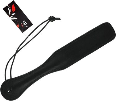 Плескалка для БДСМ з 100% натуральної шкіри буйвола, ручної роботи, 30 см