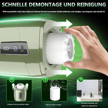 Іграшка для чоловіків Pocket Pussy: 7 режимів, телескопічна функція, обертання, 3D вагіна. Іграшка для пар