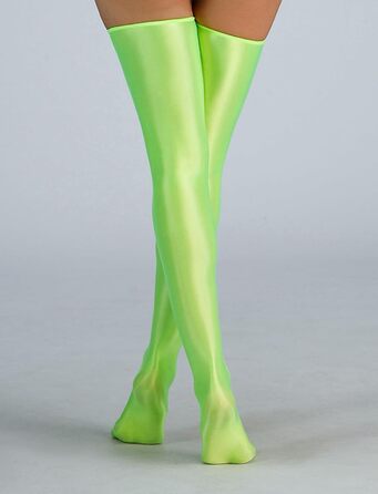 Чулки-гольфи FEOYA, еластичні, з ефектом вологого блиску, без швів, надколінні, для танців, вечірок, клубу, костюмів, універсальний розмір