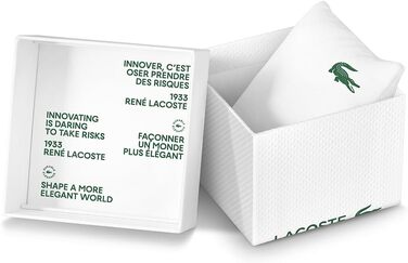 Аналоговий кварцовий годинник Lacoste 12.12 унісекс з синім силіконовим ремінцем Petit Piqué (Navy)