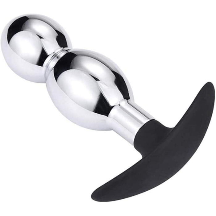 Анальний дildo з нержавіючої сталі для дорослих - SM іграшки для жінок та чоловіків