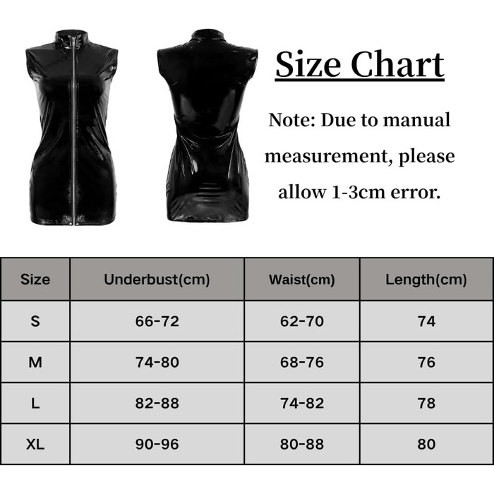 Чорне латексне міні-плаття з блискавкою - сексуальна сукня bodycon для вечірок та танців