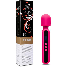 Вібратор 'THE ROCK XL' 23,5 см з дисплеєм - Масажер для жінок з преміум-силікону. Іграшки для дорослих, для пар, дildo, Magic Wand Pink