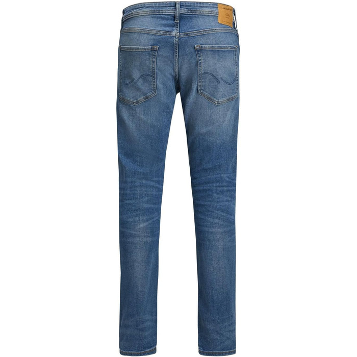 Чоловічі джинси Jack & Jones Slim Fit JJORIGINAL AM 781 синього кольору, пряма штанина, Denim
