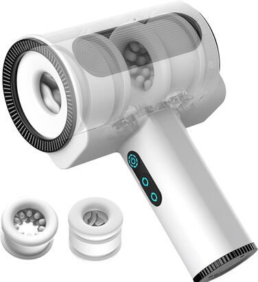 Масажер для чоловіків з телескопічною головкою, 5-позиційний, 7-вібраційний, інноваційний подвійний дизайн