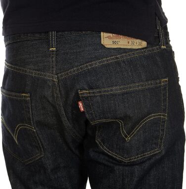 Чоловічі джинси Levi's 501 Original Straight Fit, сині (Marlon 0162), розмір 36W/34L