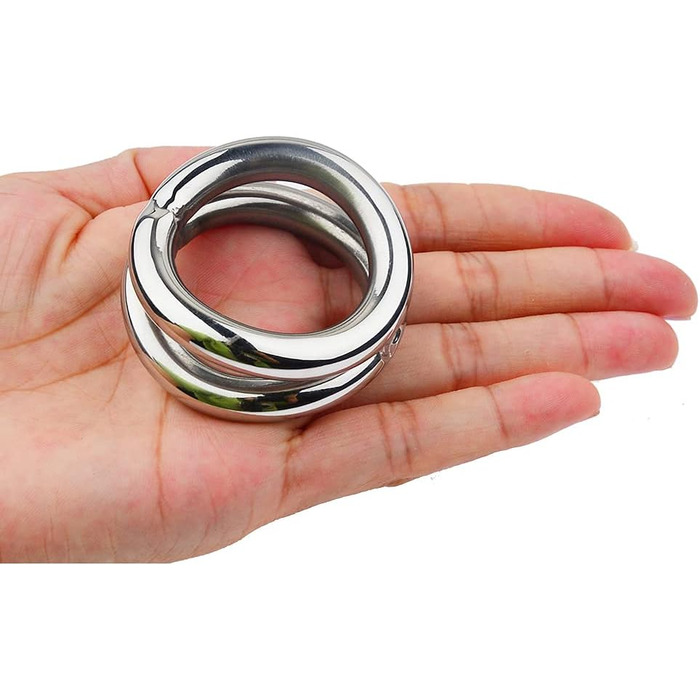 Кільце для статевого члена Double Arc з нержавіючої сталі 304 - еротичні іграшки для дорослих