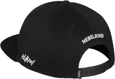 Кепка-бейсболка Nebelkind Unisex Snapback з прямим козирком та патчем, регульована, один розмір