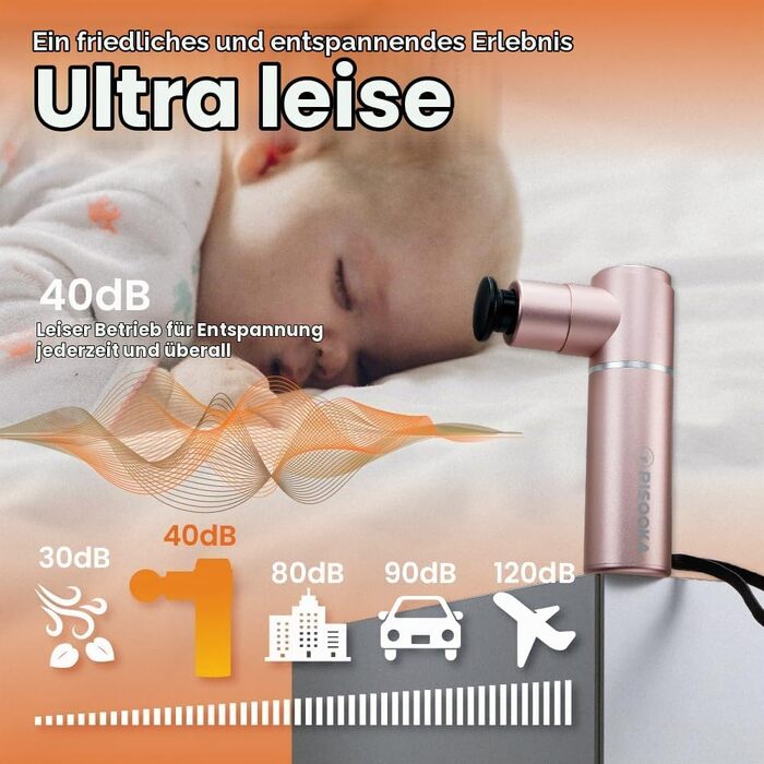 Міні-перкусійний масажер PISOOKA X Mini Massage Gun (66W) – Компактний ультралегкий масажер для глибокого масажу м'язів, шиї та спини, алюмінієвий корпус, 4 насадки, USB-C, чорний